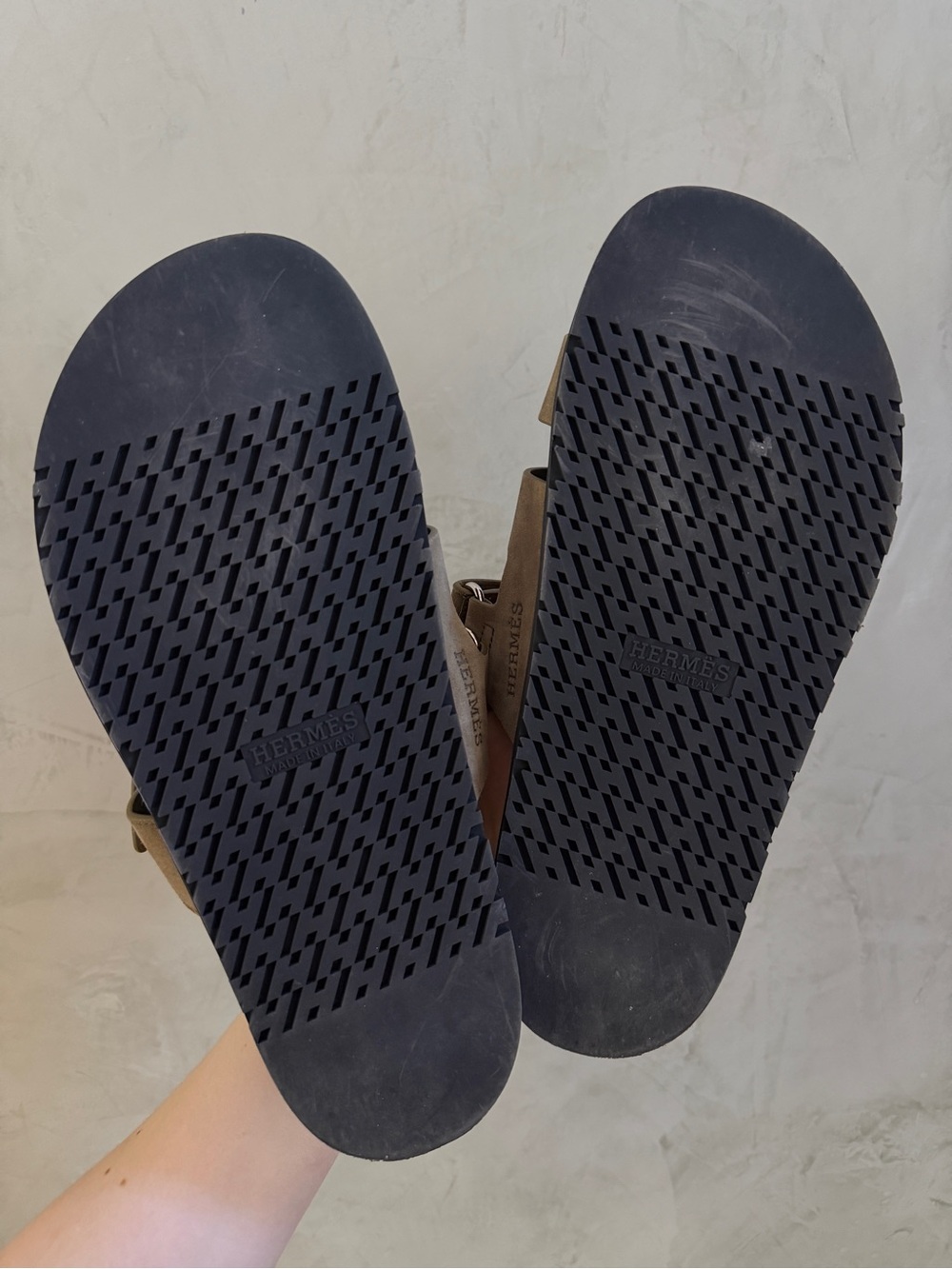 Hermes Chypre Suede Leather Sandal - Picture 5 of 7
